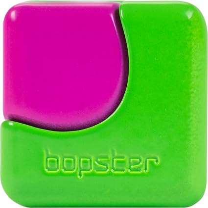 Bopster Cube Spinning Fidget Toy - Neon Purple Blue CSN05