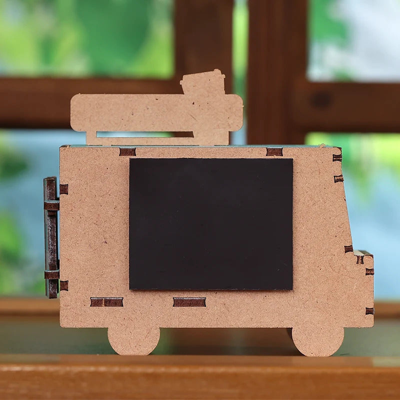 Cartartem Cafe Bus Mini Book Nook DIY 3D Wooden Puzzle Kit CT102 - image 4