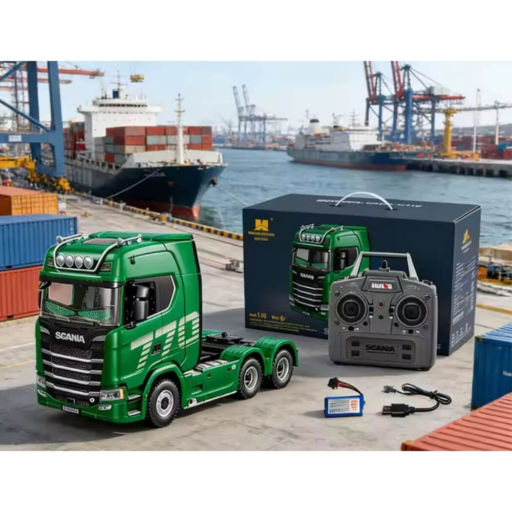 HuiNa CY1501G Scania 770S RC RTR 1:18 Haulage Truck - Green
