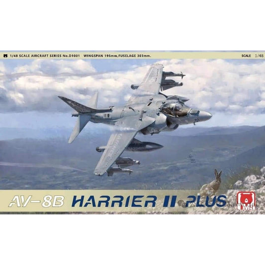 UMa Model D1001 AV-8B Harrier II Plus 1:48 Model Kit