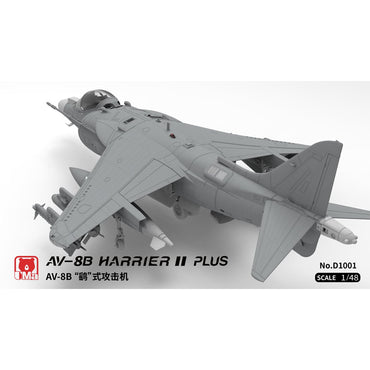 UMa Model D1001 AV-8B Harrier II Plus 1:48 Model Kit