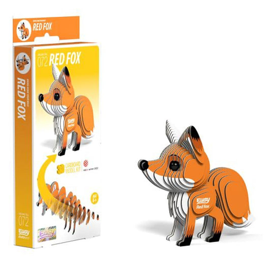 EUGY 3D Red Fox No.72 Model Craft Kit