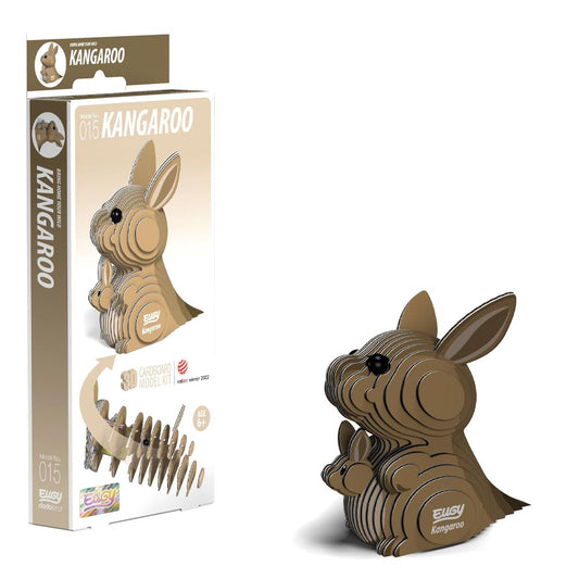 EUGY 3D Kangaroo No.15 Model Craft Kit