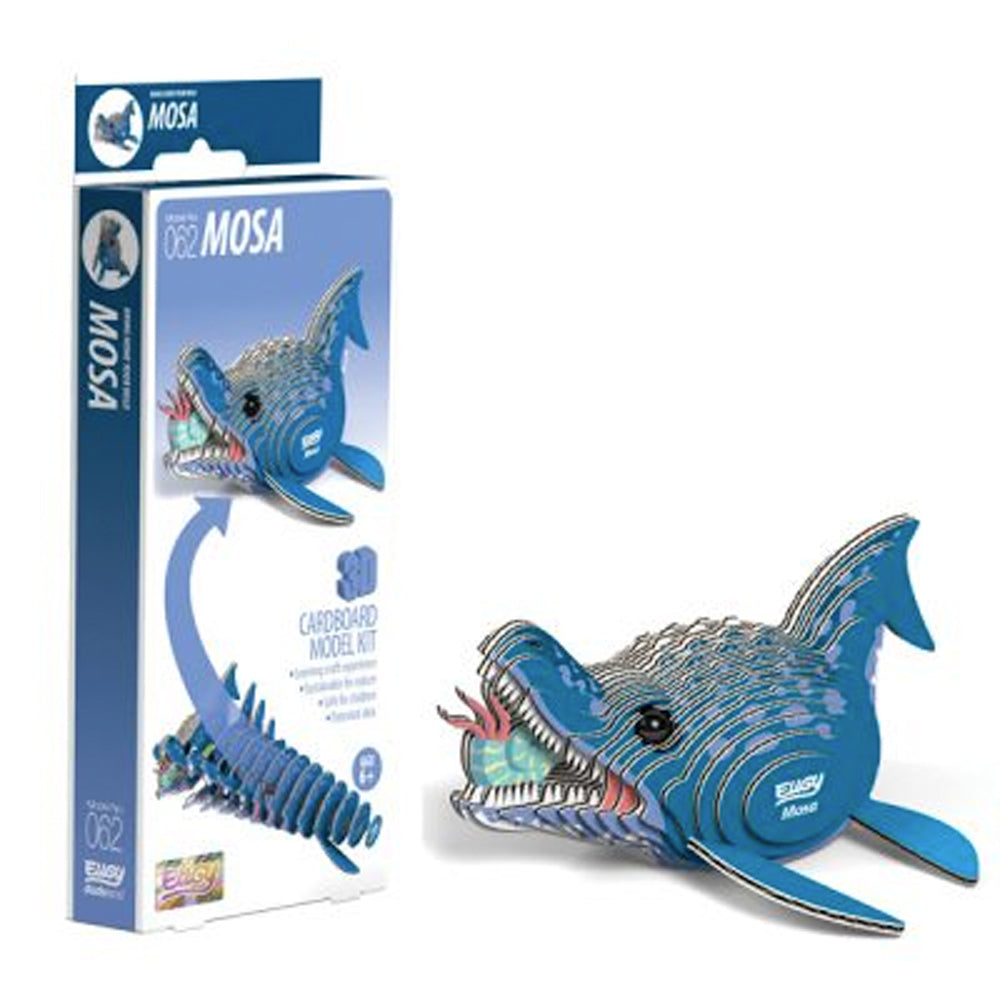 Mosasaurus Craft EUGY 3D Mosa Mosasaur Dinosaur No.62 Model Craft Kit – Jadlam Toys & Models