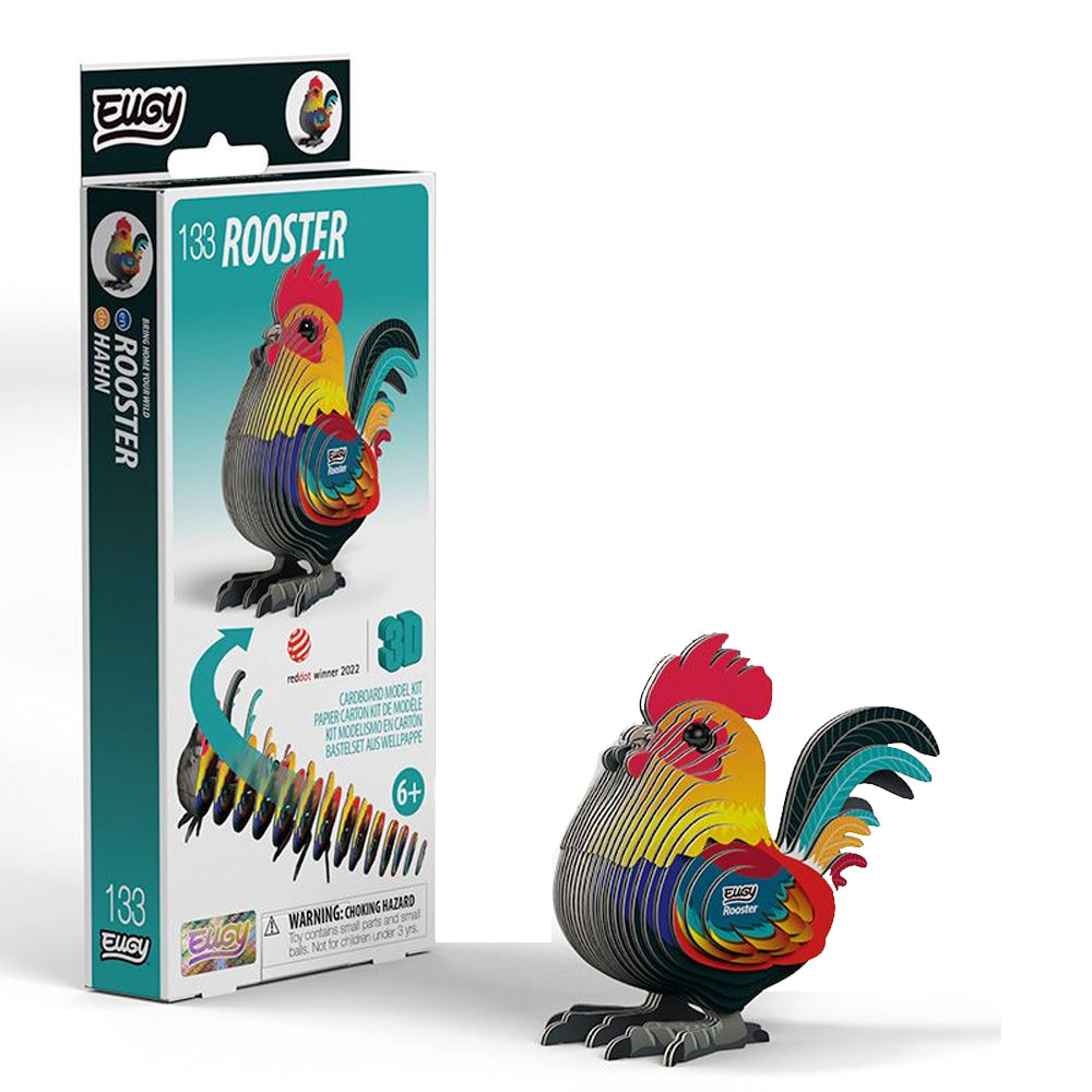 EUGY 3D Rooster No.133 Model Craft Kit