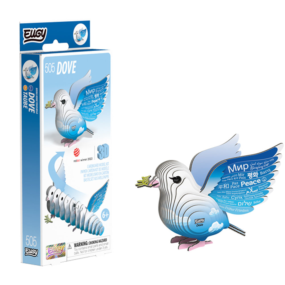 EUGY Dove No.505 3D Model Craft Kit