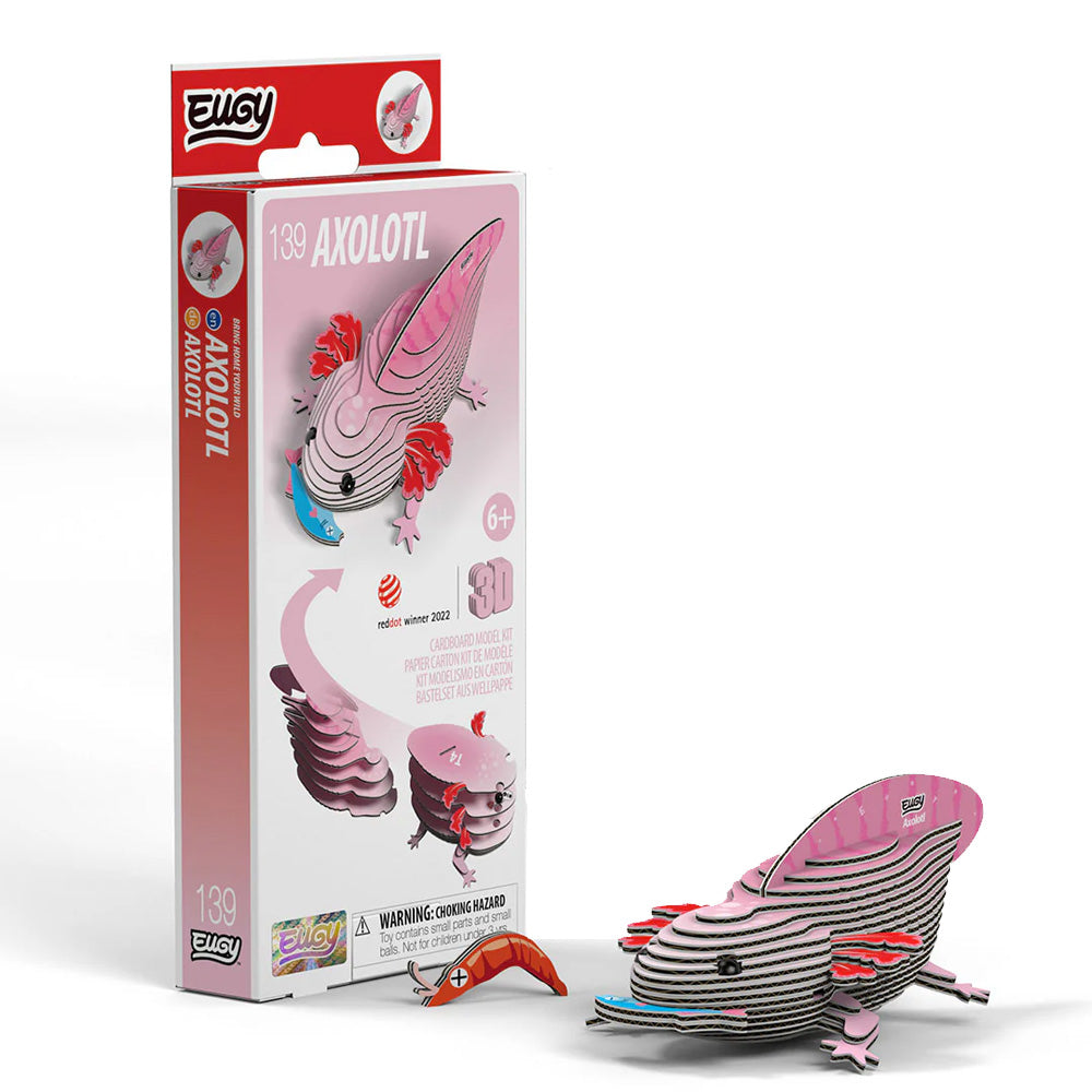 EUGY Axolotl No.139 3D Model Craft Kit