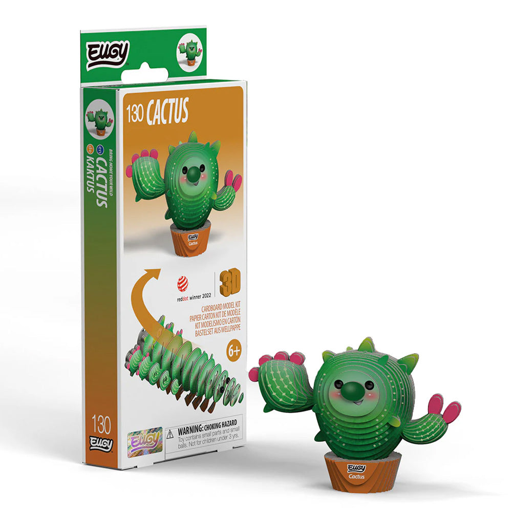 EUGY Cactus No.130 3D Model Craft Kit