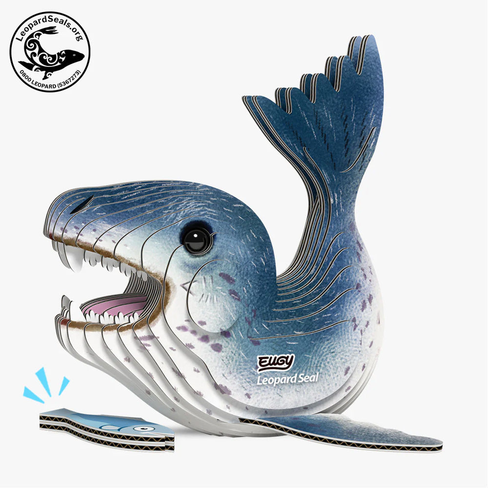 EUGY Leopard Seal No.074 3D Model Craft Kit