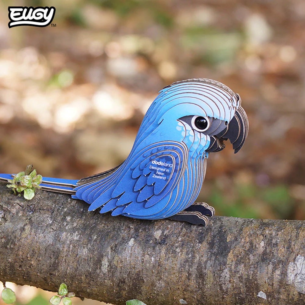 EUGY Spix's Macaw No.123 3D Model Craft Kit