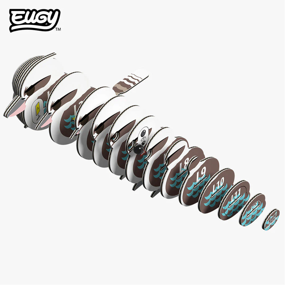 EUGY Kookaburra No.27 3D Model Craft Kit