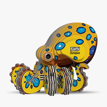 EUGY Octopus No.147 3D Model Craft Kit