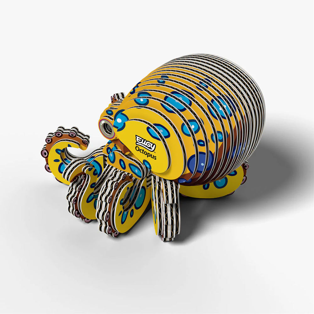 EUGY Octopus No.147 3D Model Craft Kit