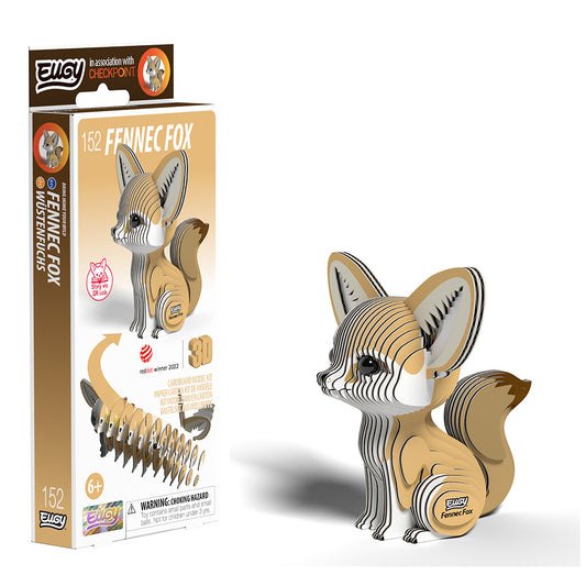 EUGY Fennec Fox No.152 3D Model Craft Kit