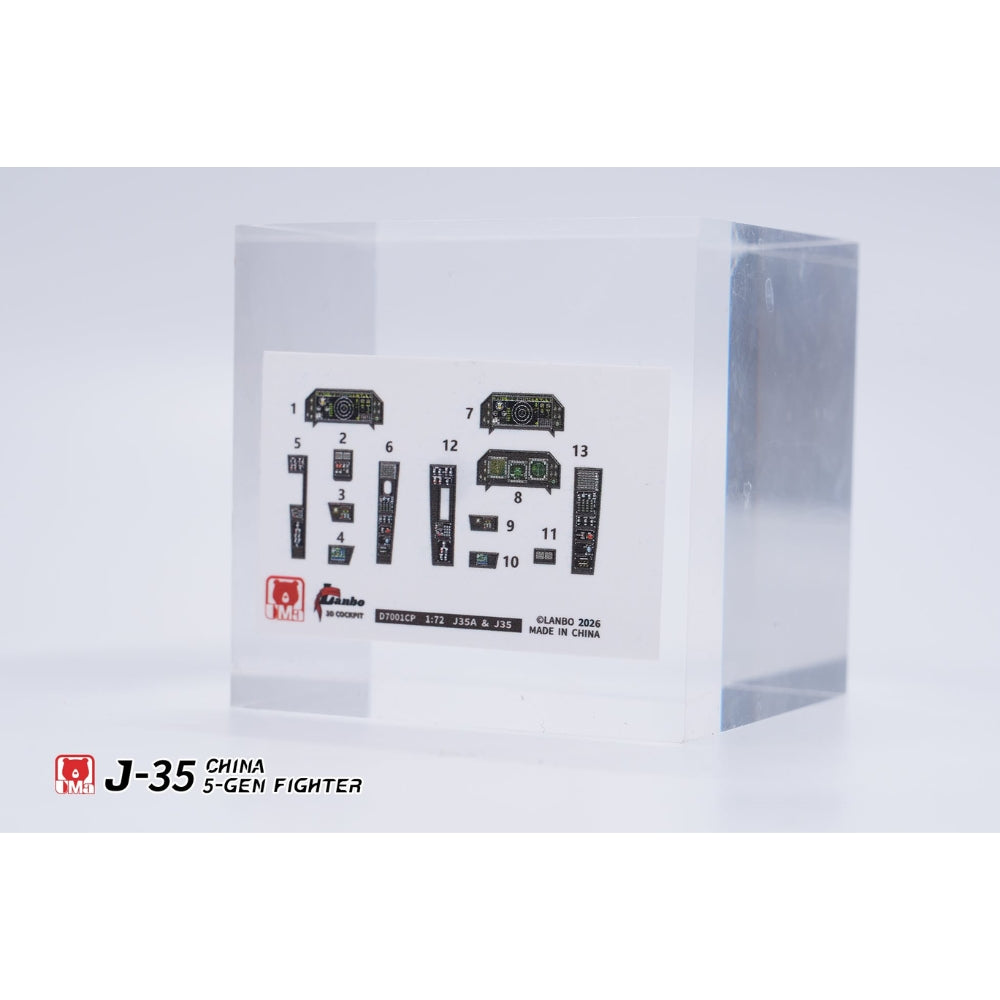 UMa Model D7001 J-35A & J-35 Chinese Fighter Twin Pack 1:72 Model Kit