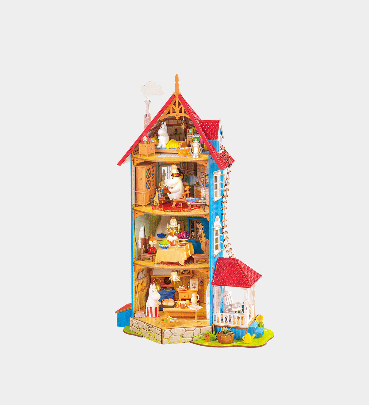 Rolife Moomins Moominhouse DIY Miniature House Model Kit DA009