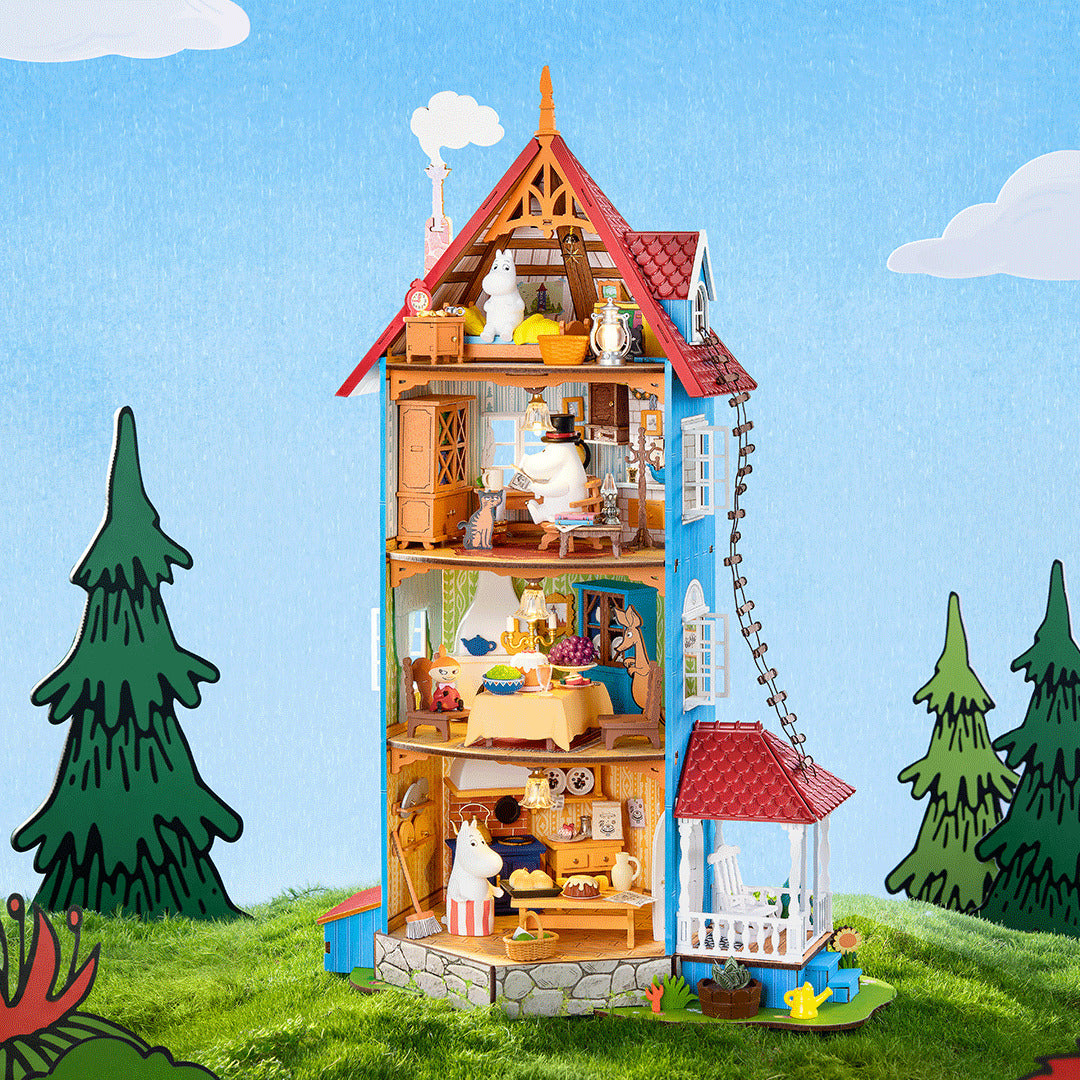 Rolife Moomins Moominhouse DIY Miniature House Model Kit DA009