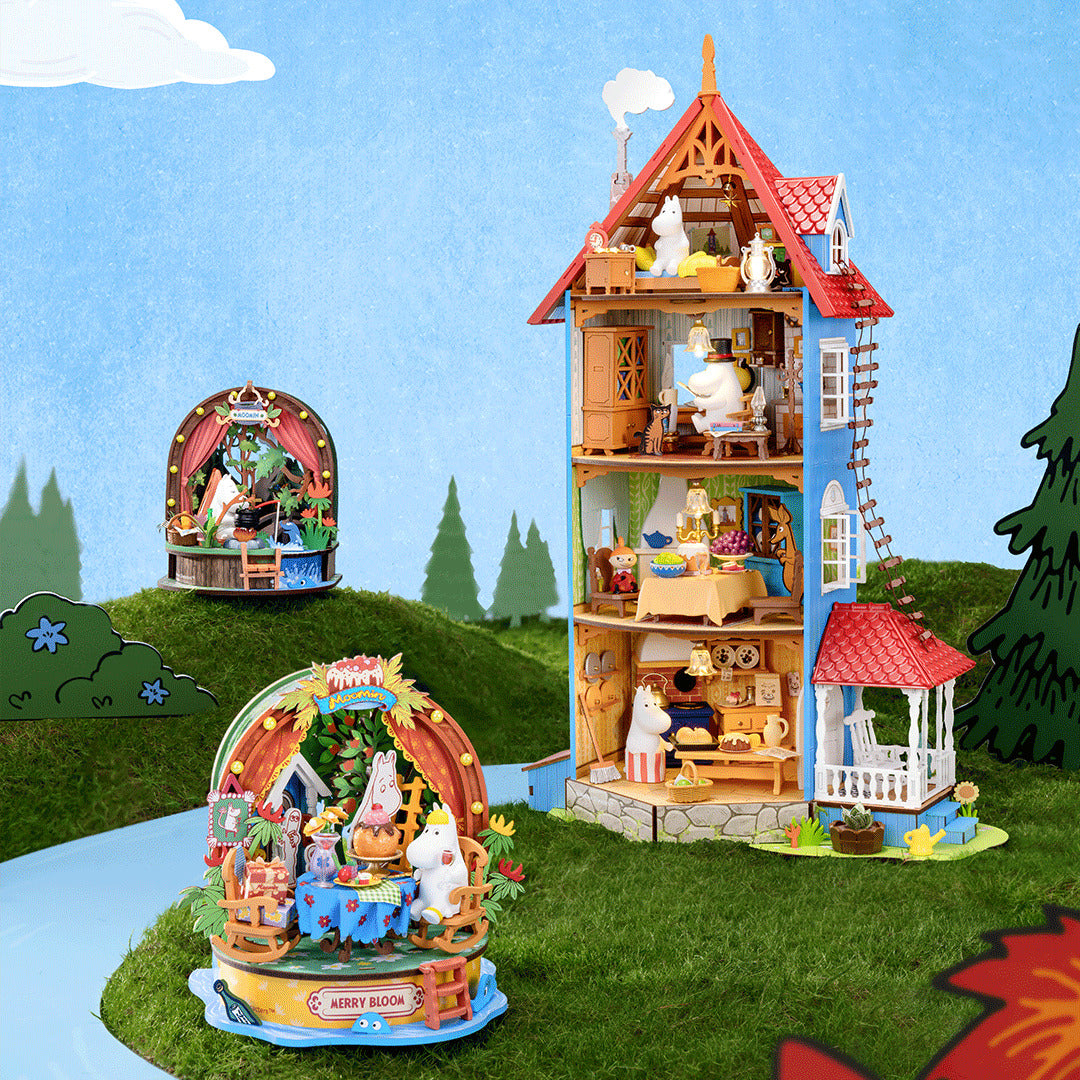 Rolife Moomins Moominhouse DIY Miniature House Model Kit DA009