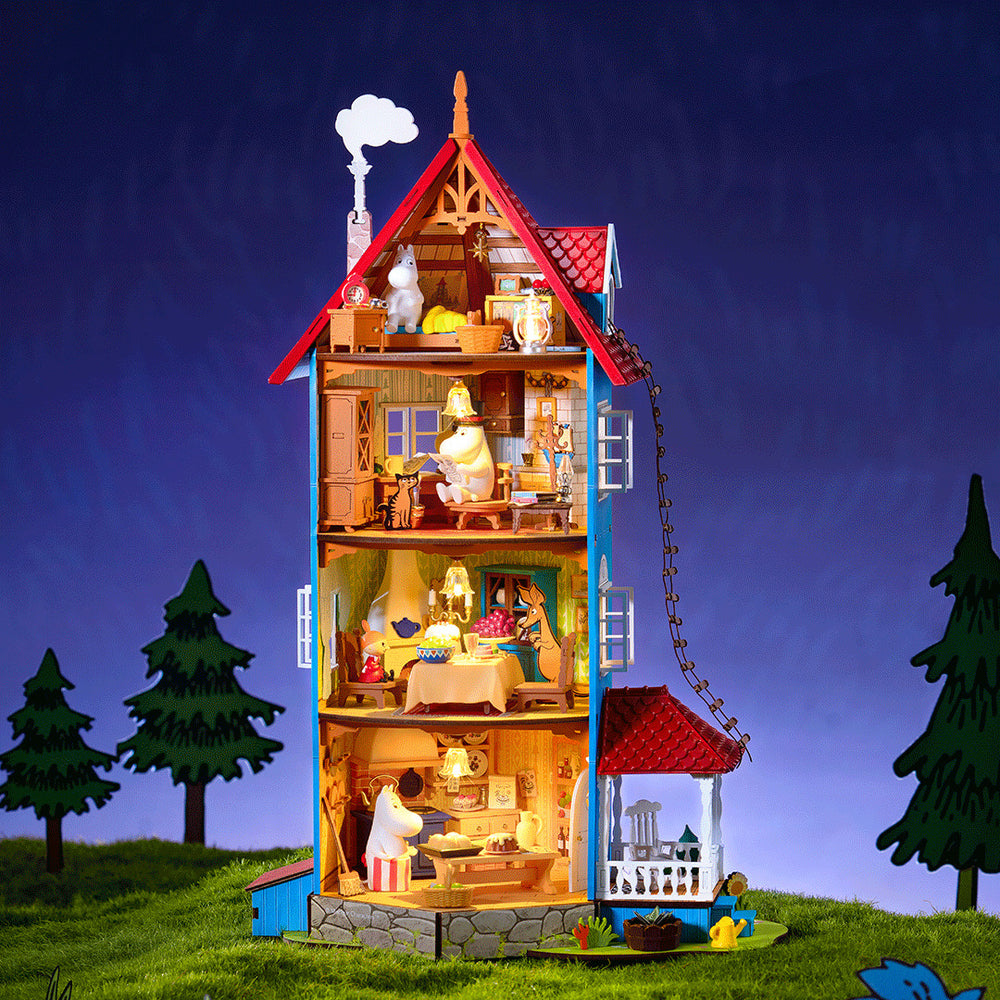 Rolife Moomins Moominhouse DIY Miniature House Model Kit DA009