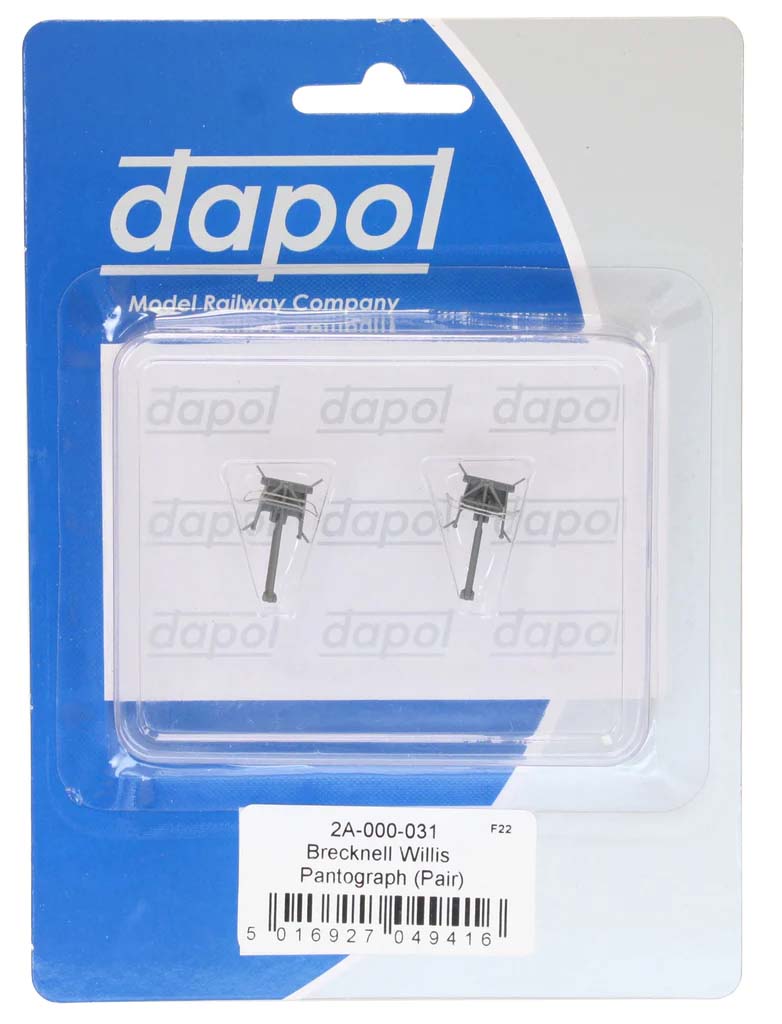 Dapol Brecknell Willis Pantograph (Pair) DA2A-000-031 N Gauge