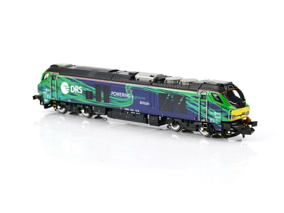 Dapol 2D-022-016D Class 68 006 Pride of the North DRS/NTS Green DCC-Fitted N Ga.