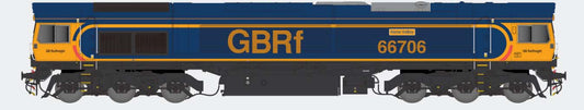Dapol Class 66 706 'Nene Valley' GBRf (DCC-Fitted) DA2D-066-005D N Gauge