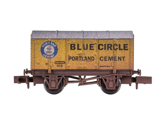 Dapol Gunpowder Van Blue Circle 152 Weathered N Gauge 2F-013-084