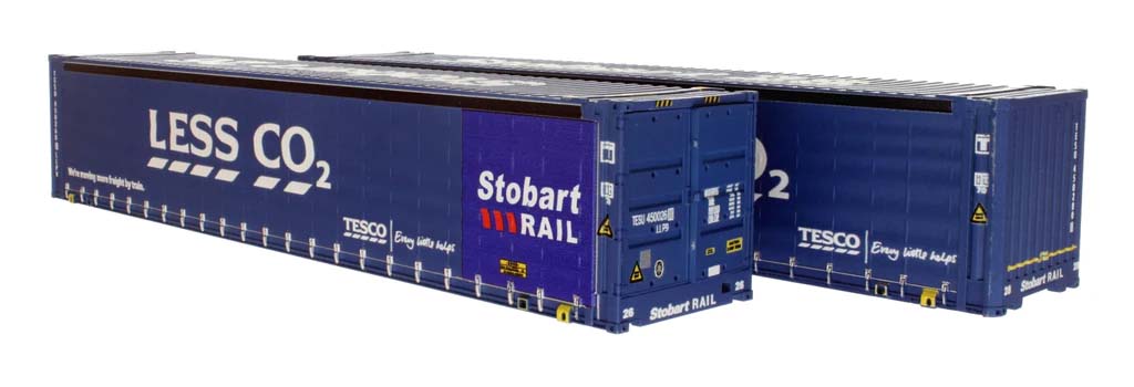 Dapol 45ft Hi-Cube Container Pack (2) Tesco N Gauge 2F-028-021