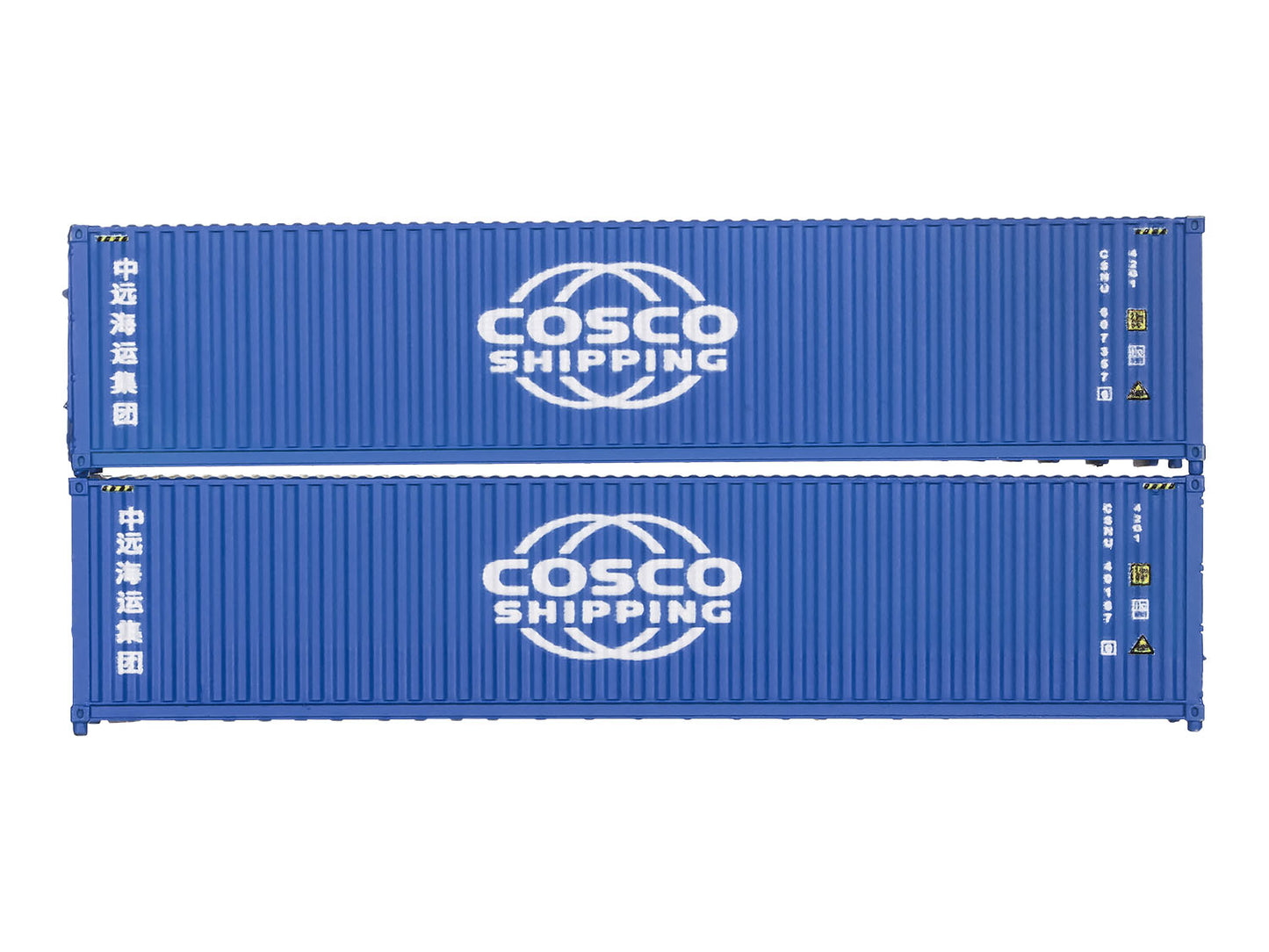 Dapol 40ft Container Set (2) Cosco Shipping N Gauge DA2F-028-208