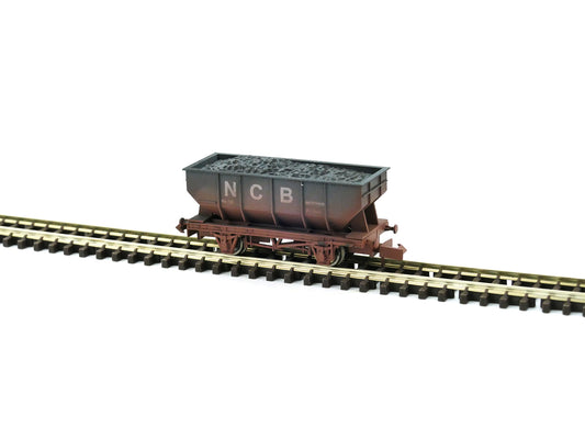 Dapol 21t Hopper NCB 130 Weathered 2F-034-086 N Gauge