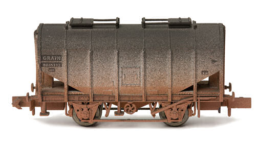 Dapol Bulk Grain Hopper BR B885312 Weathered DA2F-036-005 N Gauge