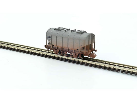 Dapol Bulk Grain Hopper BR Grey B885320 Weathered DA2F-036-048 N Gauge