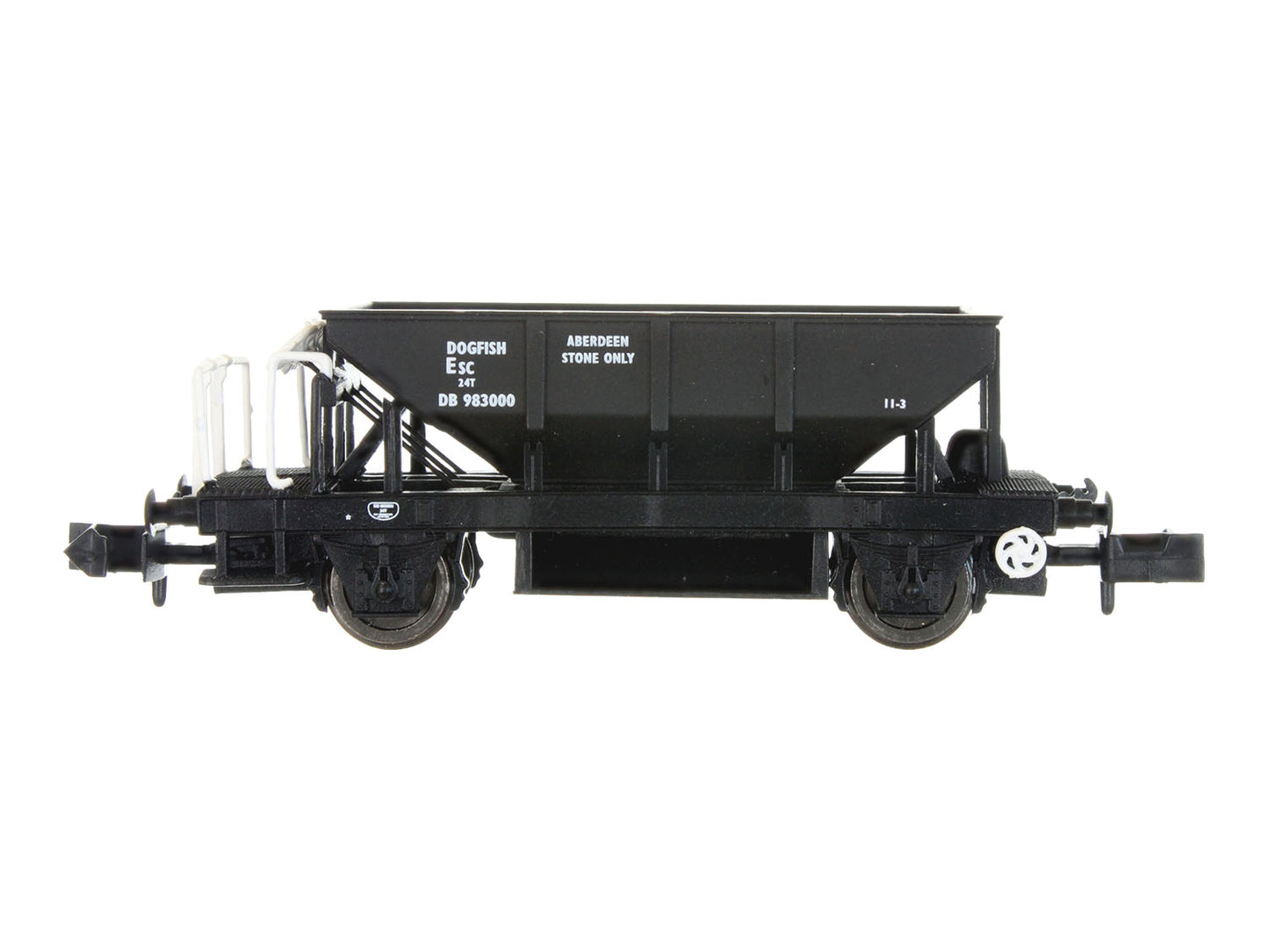 Dapol Dogfish Wagon BR Black 983233 DA2F-041-008 N Gauge