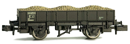 Dapol 2F-060-015  Grampus Wagon BR Black DB985834 N Gauge