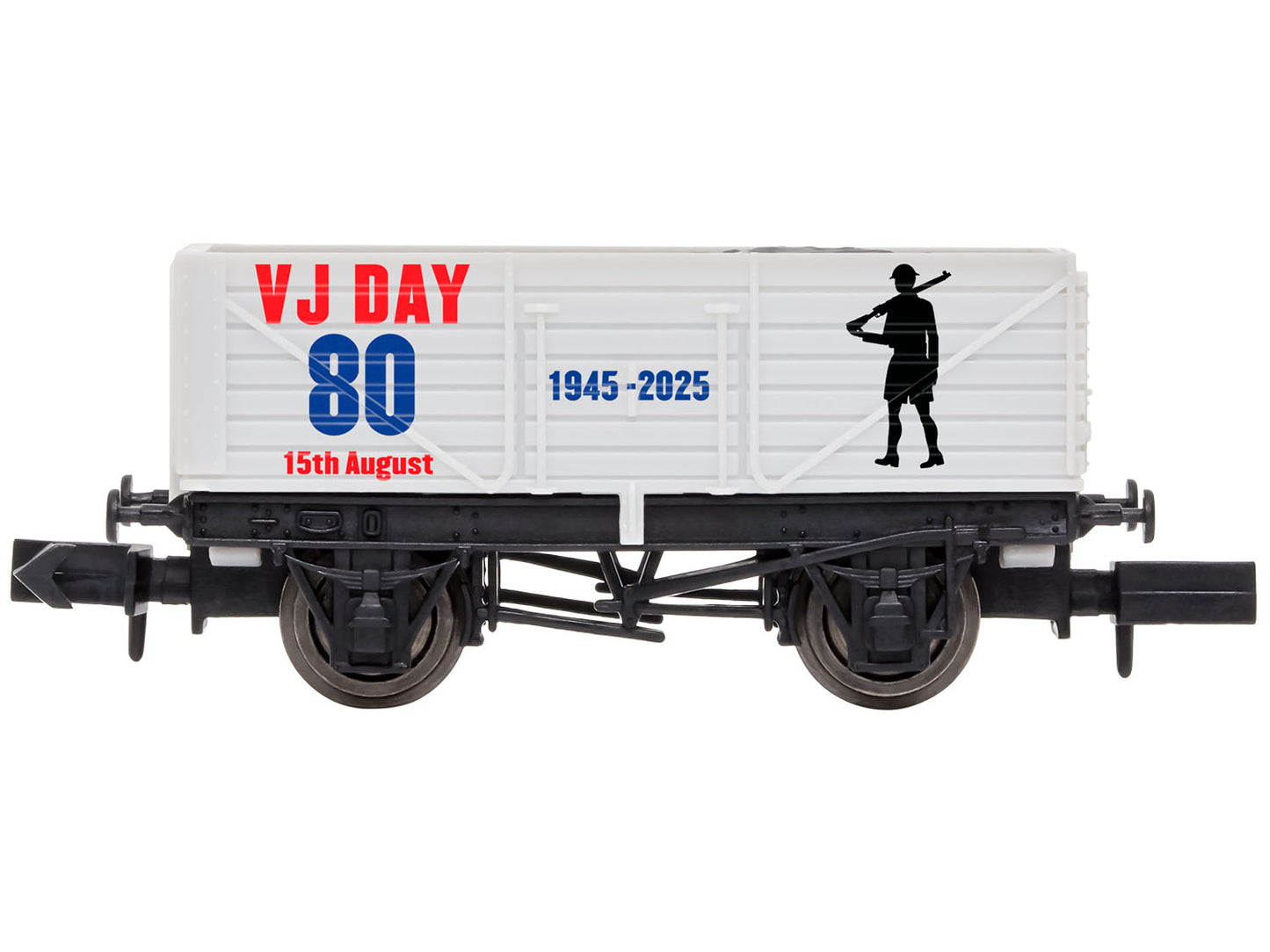 Dapol 7 Plank Wagon VJ Day 80th Anniversary Army Weathered DA2F-071-101 N Gauge