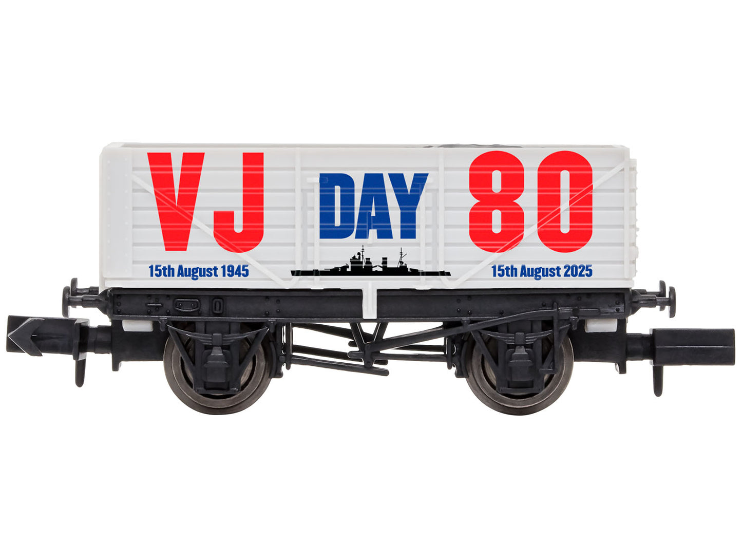 Dapol 7 Plank Wagon VJ Day 80th Anniversary Navy Weathered DA2F-071-103 N Gauge
