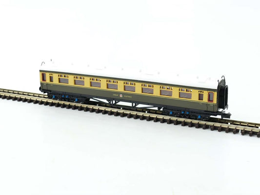 Dapol 2P-000-160  Collett Coach Third GWR Chocolate/Cream 1133 N Gauge