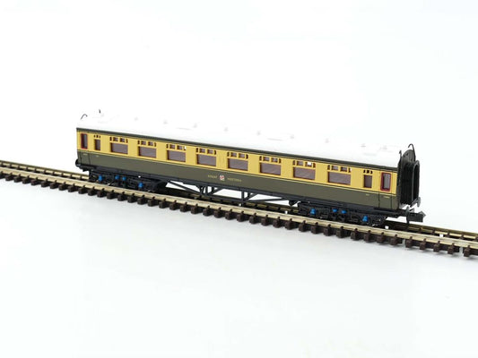 Dapol 2P-000-161  Collett Coach Third GWR Chocolate/Cream 521 N Gauge