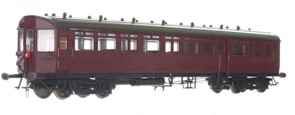 Dapol 2P-004-014  Autocoach GWR Twin Cities Chocolate/Cream 187 N Gauge
