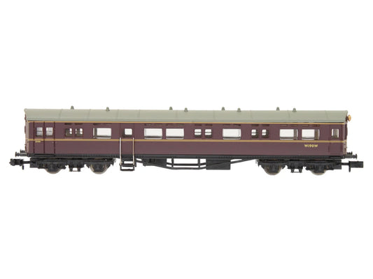 Dapol 2P-004-019  Autocoach BR Maroon No Insignia W190W N Gauge
