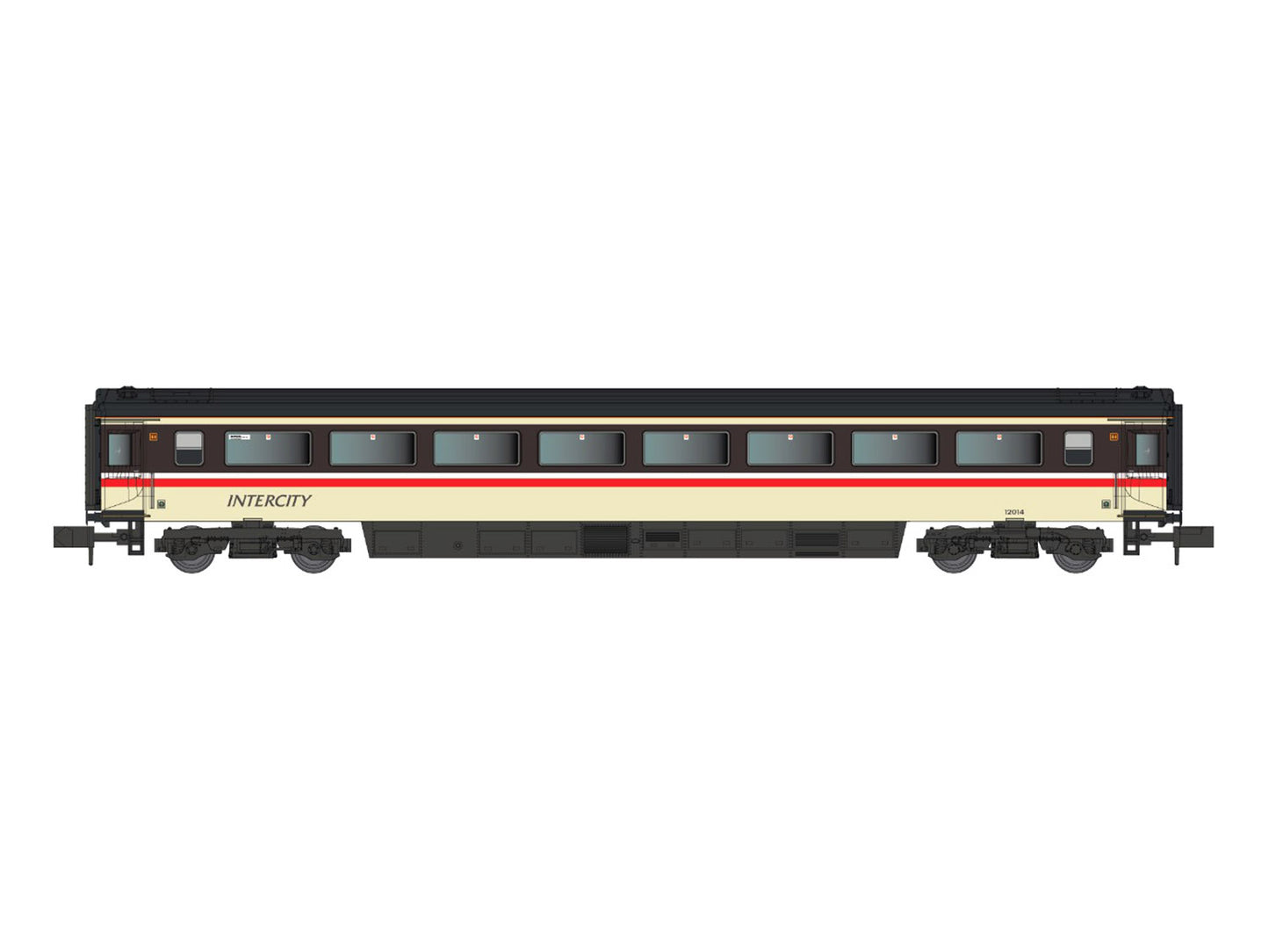 Dapol Mk3 2nd Class Coach BR Intercity Swallow 12014 N Gauge DA2P-009-101
