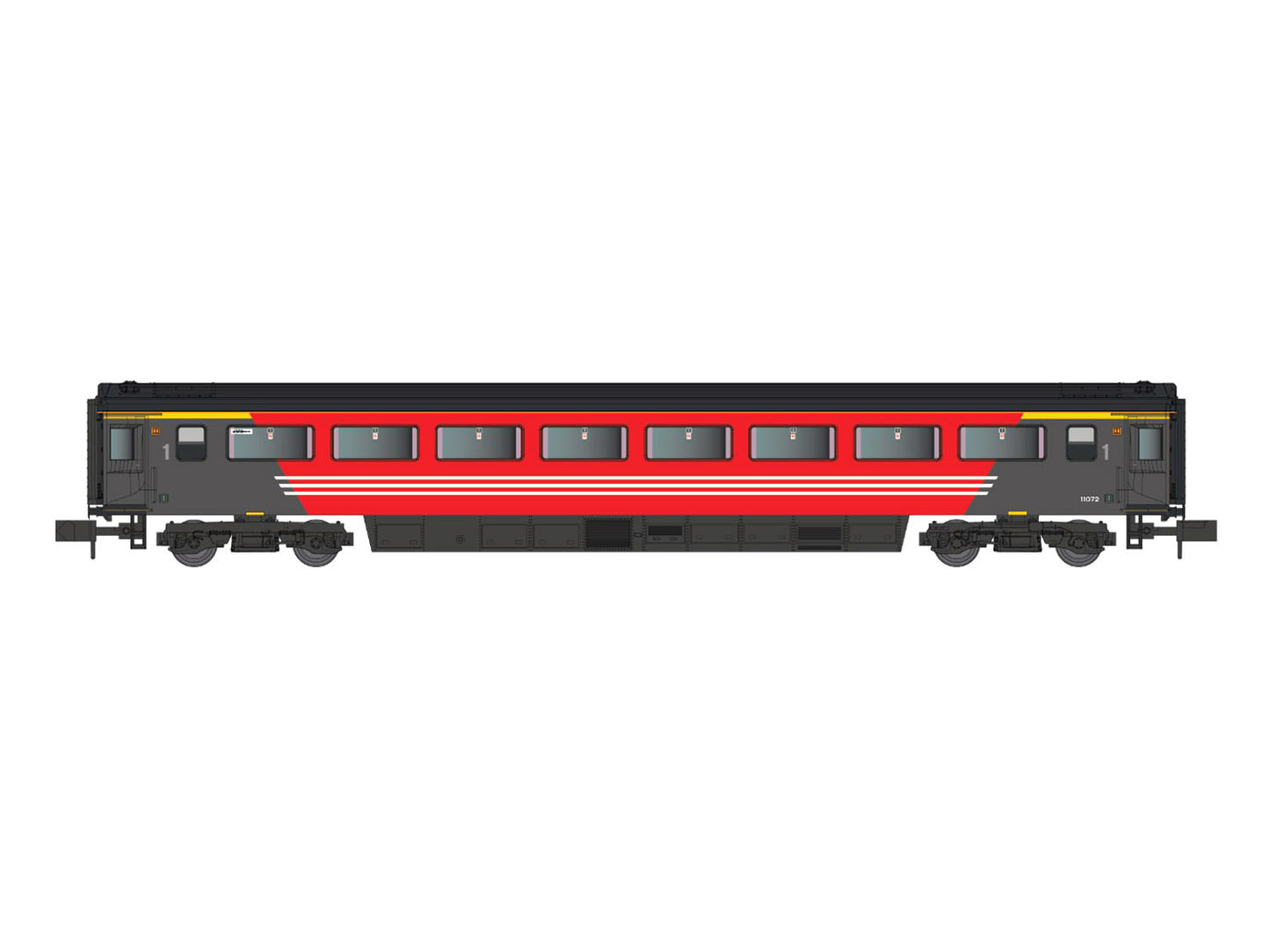 Dapol Mk3 1st Class Coach Virgin Trains 11072 N Gauge DA2P-009-430