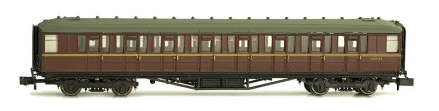 Dapol Gresley Coach BR Maroon 2nd E12108E DA2P-011-077 N Gauge