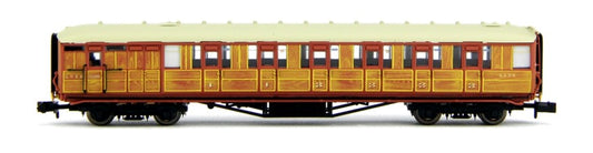 Dapol Gresley Coach LNER Teak Brake Composite 5547 DA2P-011-210 N Gauge