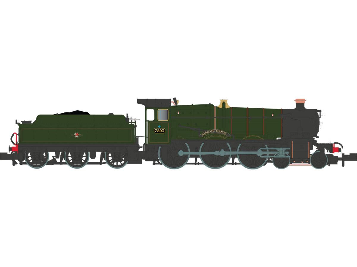 Dapol 7800 Class 7812 Erlestoke Manor BR Late Green DA2S-001-010 N Gauge