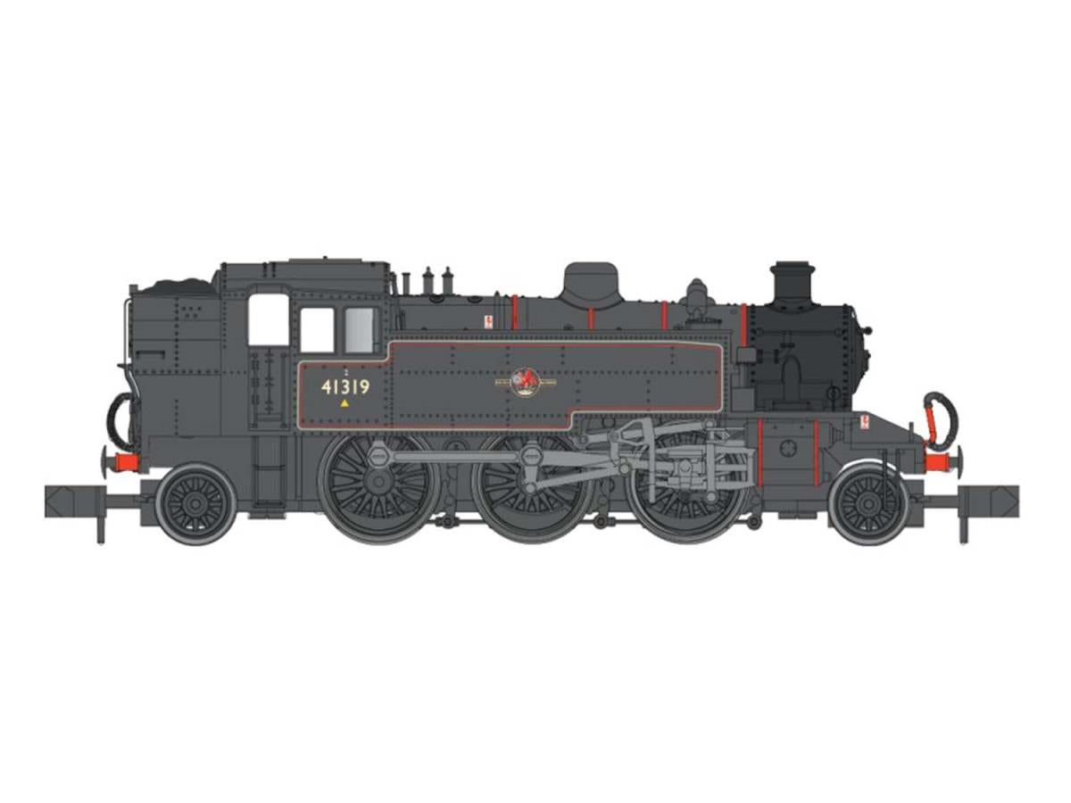 Dapol Ivatt 2-6-2T 41319 BR Late Lined Black DA2S-015-010 N Gauge