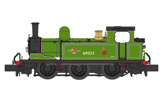 Dapol J72 Class 69023 Preserved NER Late Apple Green DA2S-072-008 N Gauge
