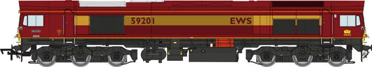 Dapol Class 59 201 'Vale of York' EWS (DCC-Sound/Smoke) DA4D-005-005SSM OO Gauge