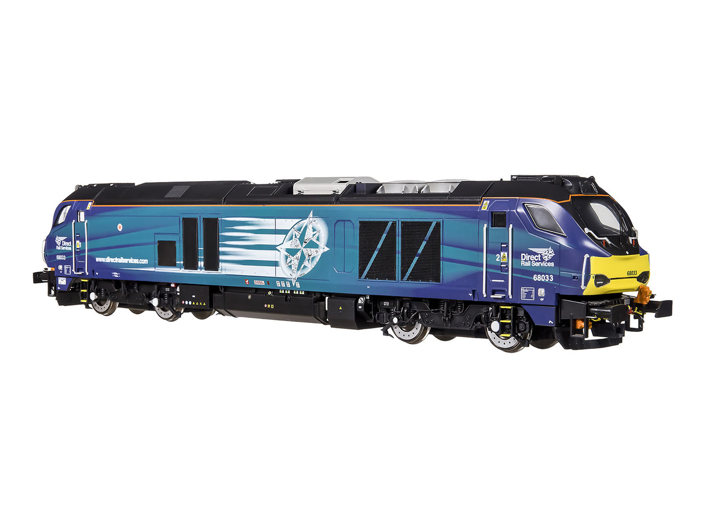 Dapol Class 68 033 'The Poppy' DRS Compass OO Gauge 4D-022-026