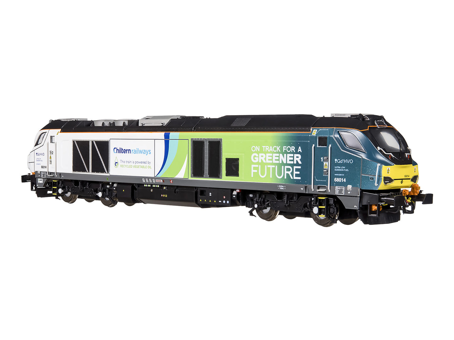 Dapol Class 68 014 Chiltern Rail Biofuel (DCC-Fitted) OO Gauge 4D-022-028D